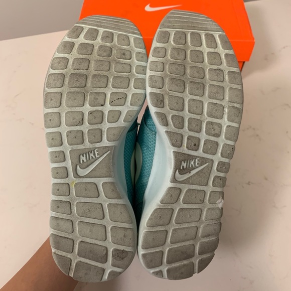 Tiffany Blue Woman’s Nike Flynit Racer - Picture 6 of 8